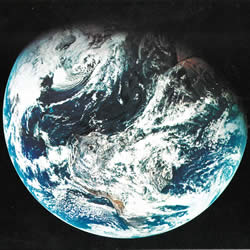 The Earth from Apollo 8