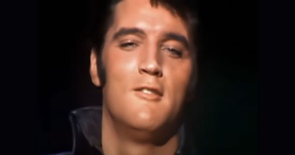 Elvis presley blue christmas music video